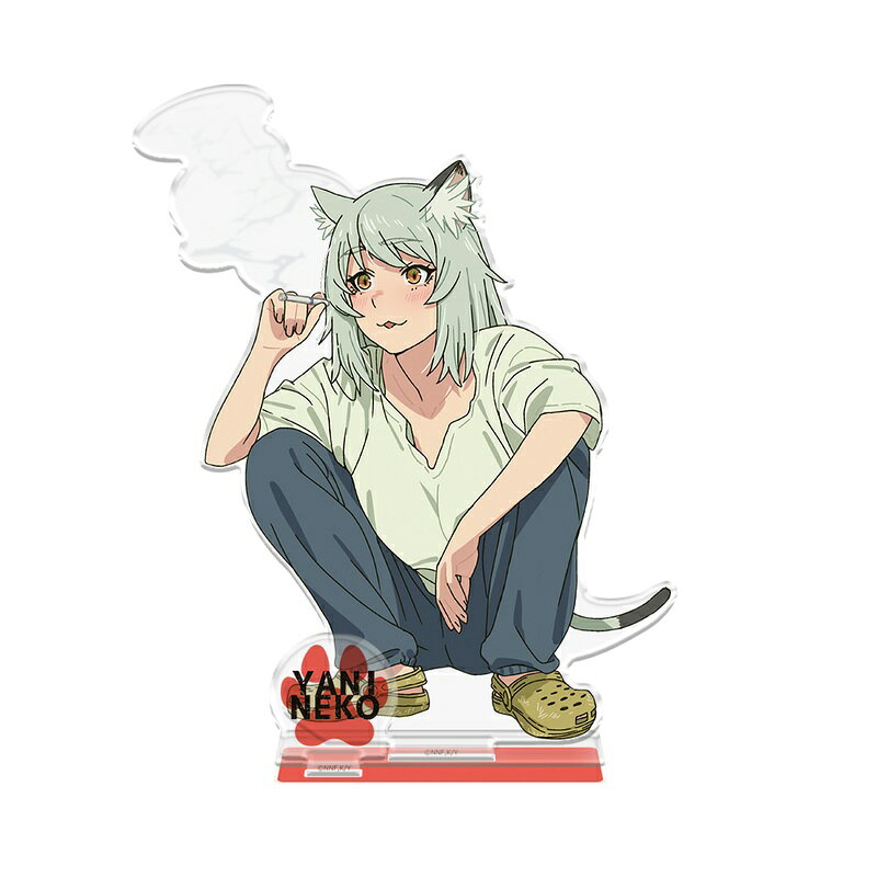 ■サイズ：約94×150mm
■素材：アクリル
(C)にゃんにゃんファクトリー・講談社／ヤニねこ製作委員会