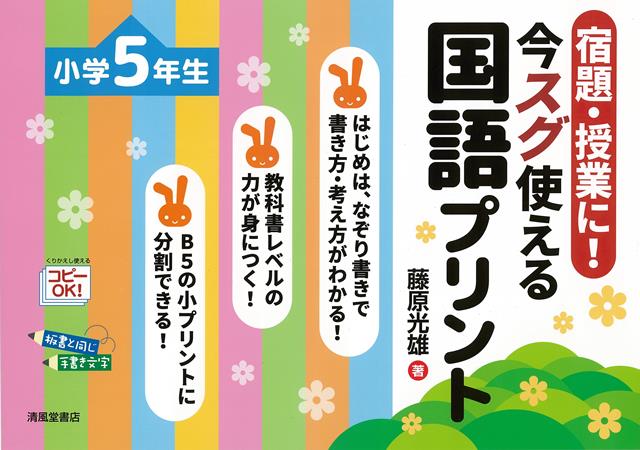 【バーゲン本】小学5年生　国語プリントー宿題・授業に！今スグ使える