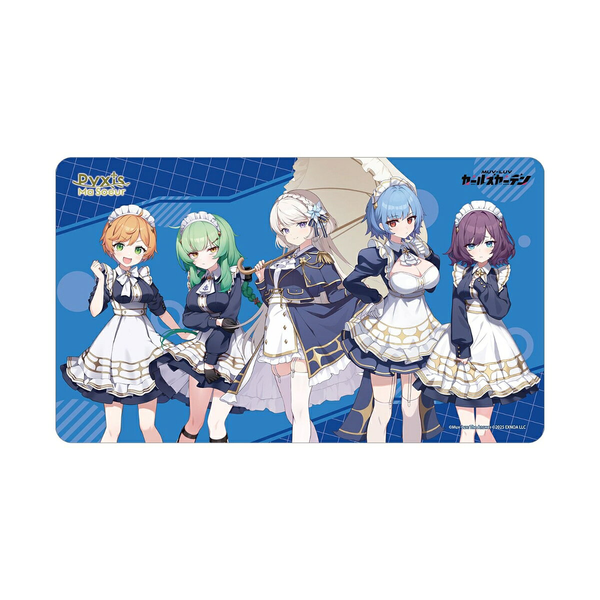 マブラヴ ガールズガーデンピクシス・マスール マルチデスクマット
