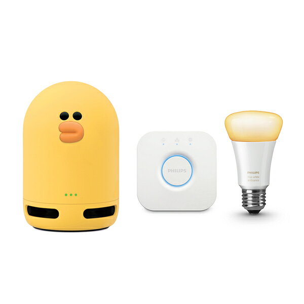 Clova Friends mini SALLY �� Philips Hue �֥�å� �� �ۥ磻�ȥ���ǡ������ ���󥰥���� 
