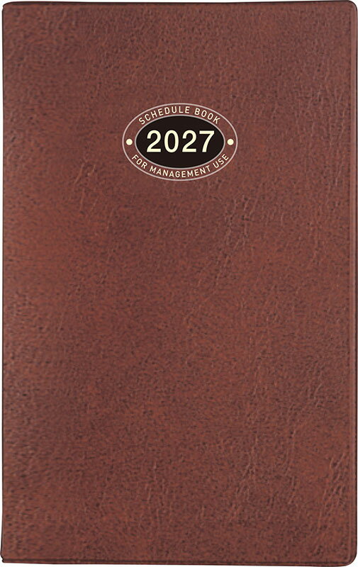 2027年　手帳　1月始まり　No.52　ビジネス手帳 4　　[茶]高橋書店　手帳判　　ウィークリー （ビジネス手帳）