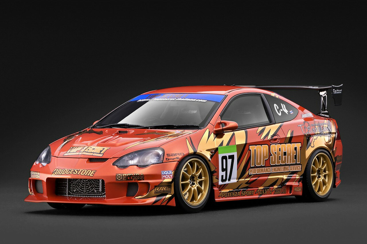 ignition model Top Secret INTEGRA (DC5) Orange Metallic(1/18 Scale) 【IG4053】 (ミニカー)
