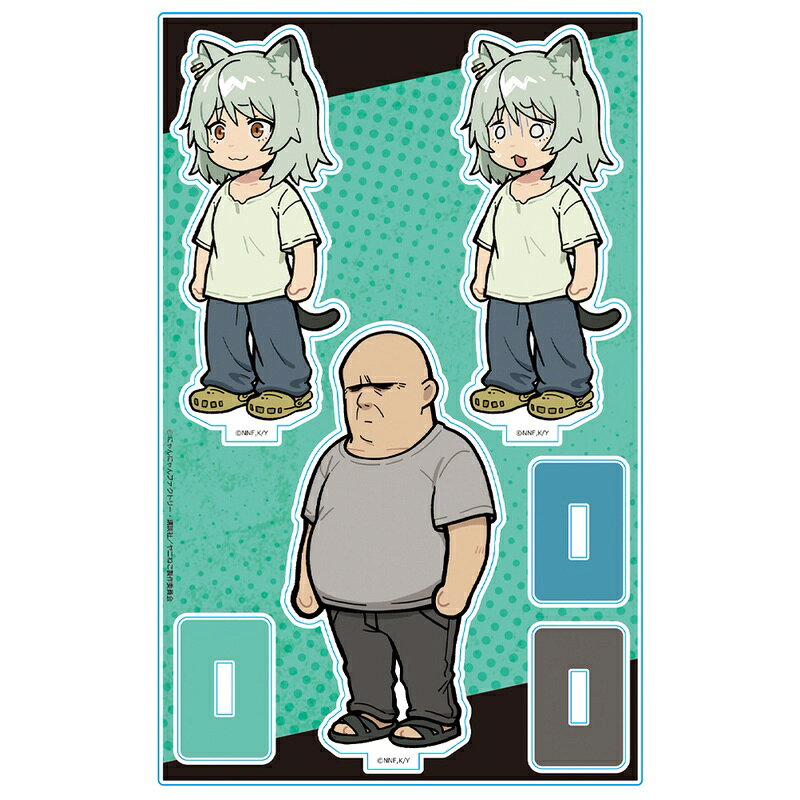 ■サイズ：約94×150mm
■素材：アクリル
(C)にゃんにゃんファクトリー・講談社／ヤニねこ製作委員会
