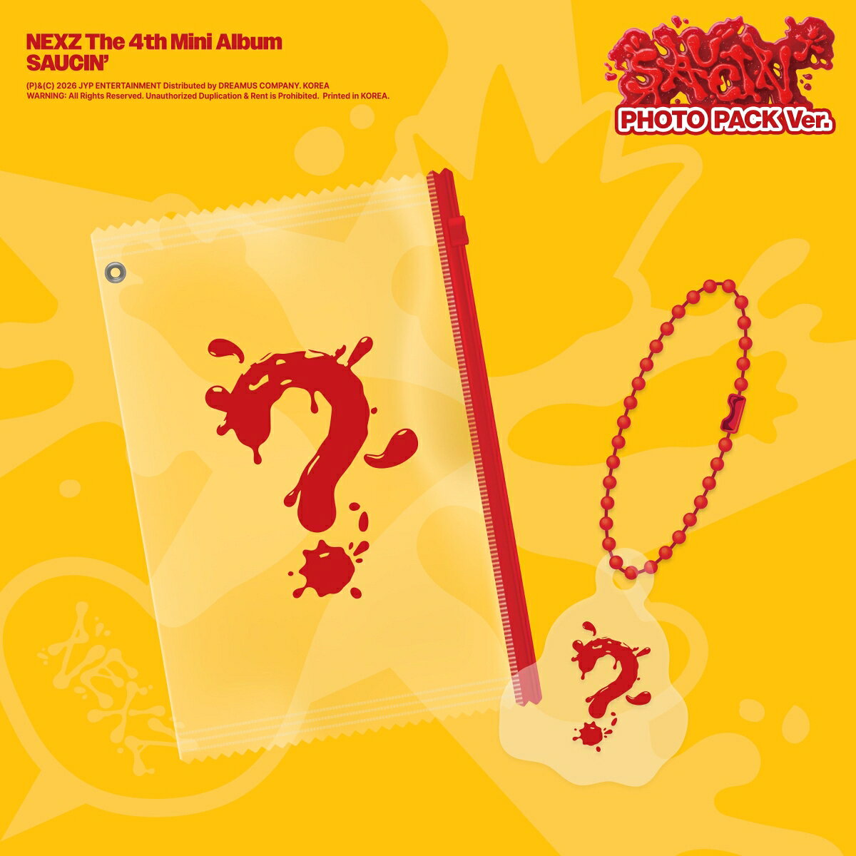 【先着特典】SAUCIN': 4th Mini Album (PHOTO PACK Ver.) ＜完全数量限定生産盤＞ ［ミュージックカード］（KOR）(フォトカード（7種ランダム1枚）)