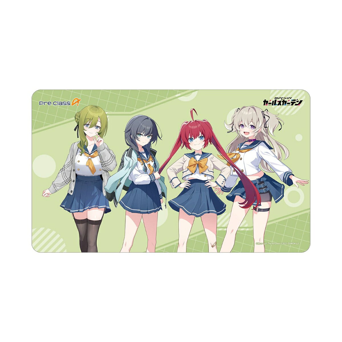 マブラヴ ガールズガーデンプレ・クラスーA マルチデスクマット
