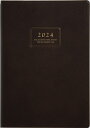 2024年　手帳　1月始まり　No.54　ビジネス卓上日誌　　[茶]高橋書店　　　ウィークリー （ダ ...