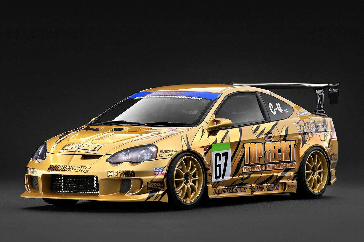 ignition model Top Secret INTEGRA (DC5) Gold(1/18 Scale) 【IG4054】 (ミニカー)