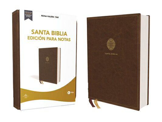 Rvr60, Santa Biblia, Edicin Para Notas, Leathersoft, Caf, Palabras de Jess En Rojo, Comfort Print SPA-RVR60 SANTA BIBLIA EDICION [ Vida ]
