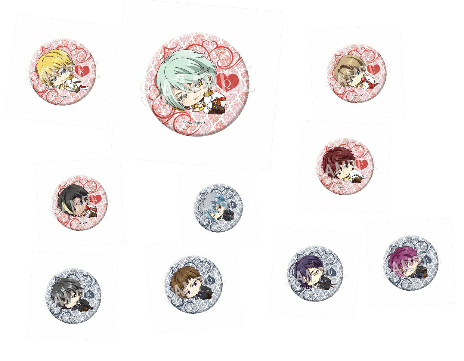 イケメン革命 ふぉーちゅん☆缶バッジ そいねっころんVer 1BOX