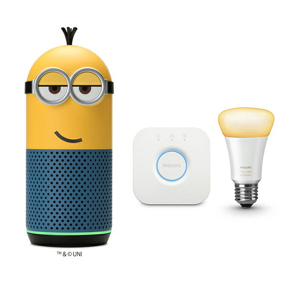 Clova Friends MINIONS Kevin �� Philips Hue �֥�å� �� �ۥ磻�ȥ���ǡ������ ���󥰥���� 