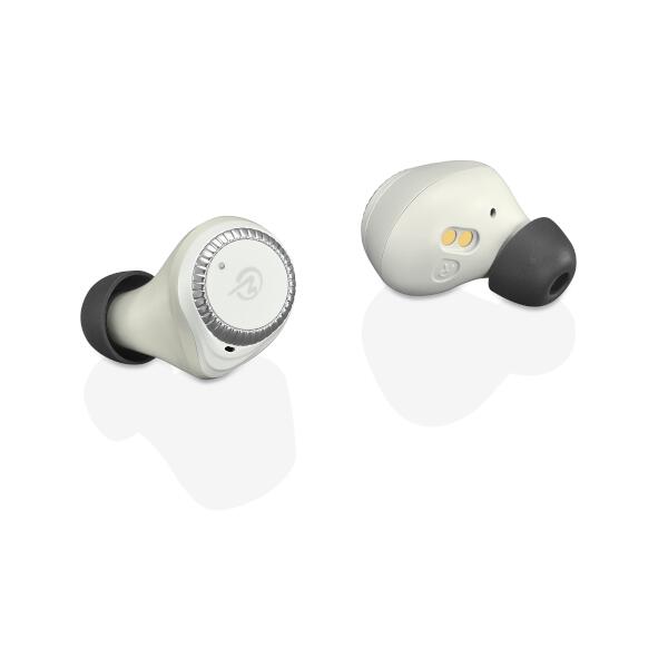 M-SOUNDS 完全ワイヤレス両耳カナル型Bluetoothイヤホン MS-TW33 マットホワイ ...