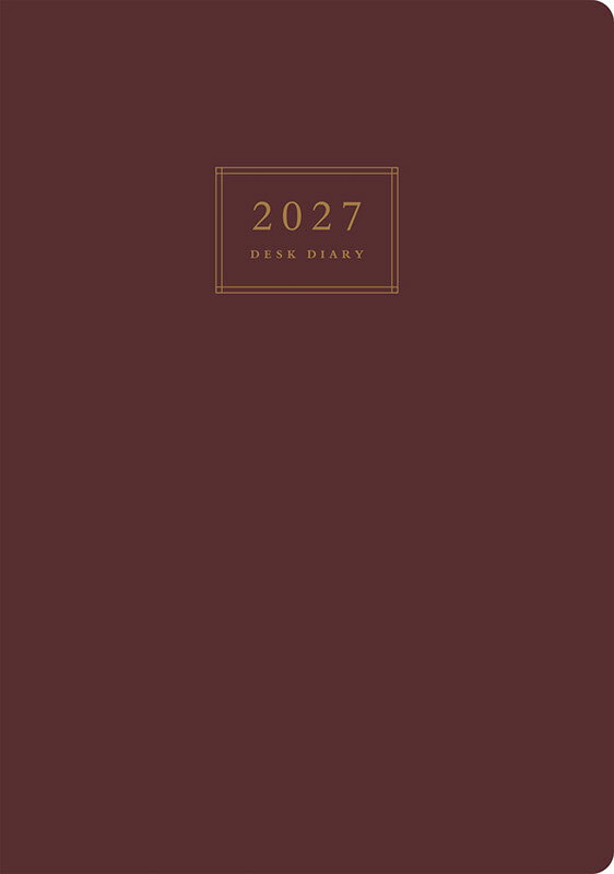 2027年　手帳　1月始まり　No.55　業務日誌　　[エンジ]高橋書店　A5判　　デイリー