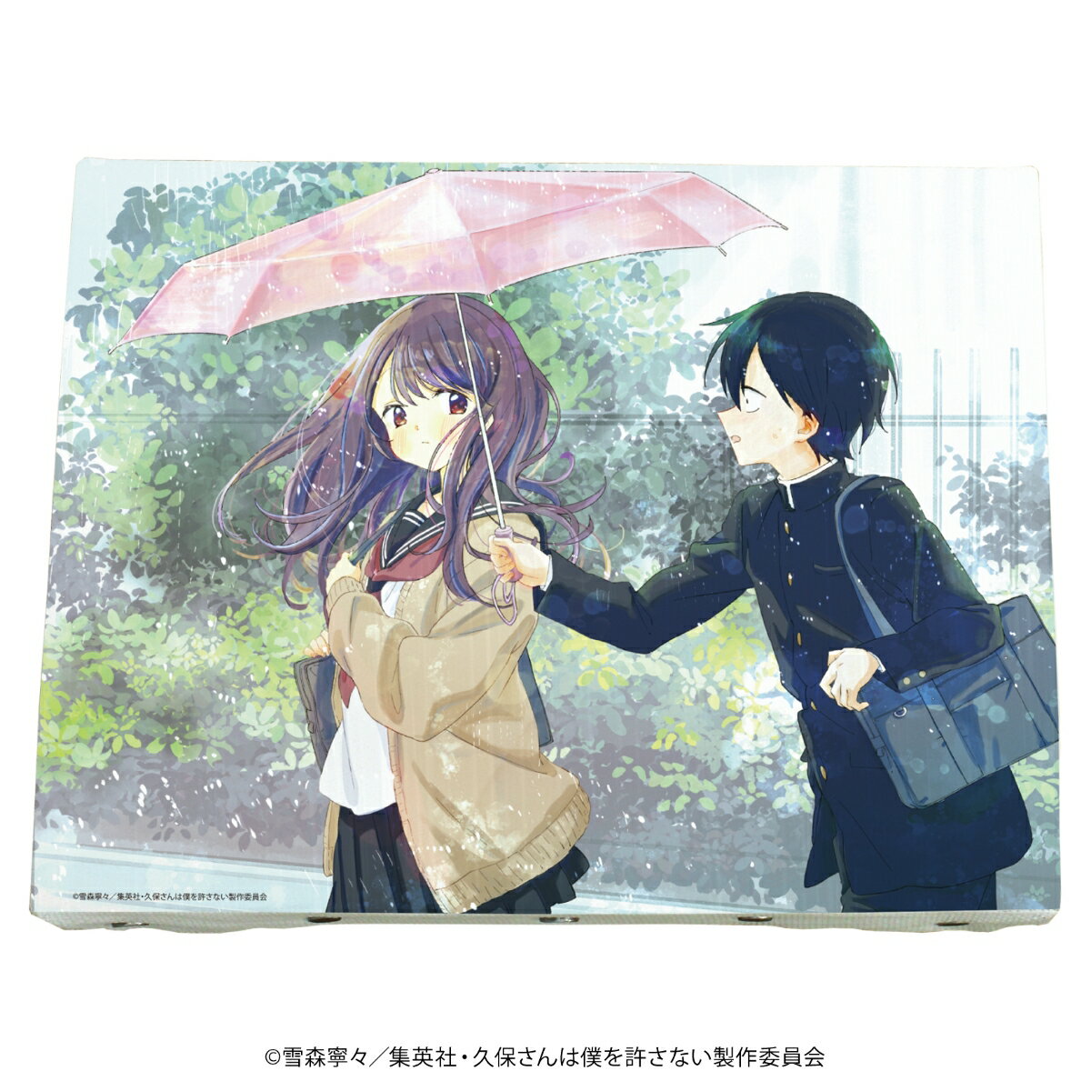 キャンバスアート「久保さんは僕を許さない」02/久保 渚咲&白石 純太(公式イラスト)【グッズ】