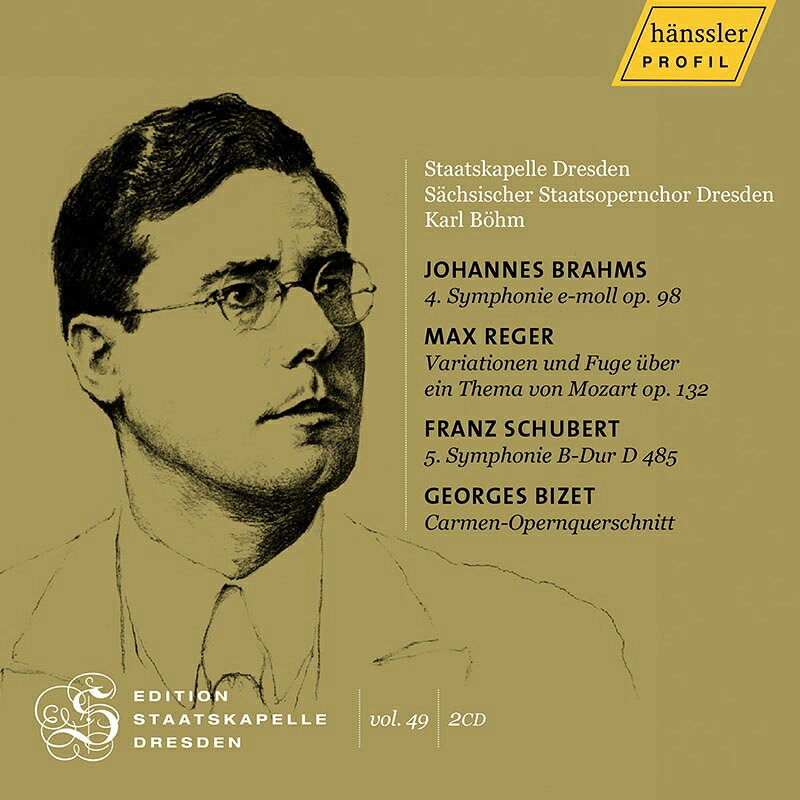 【輸入盤】カール・ベーム＆シュターツカペレ・ドレスデン 1937～1942／ブラームス：交響曲第4番、レーガー：モーツァルト変奏曲＆フーガ、シューベ [ Box Set Classical ] book-21399747 楽天ブックス パッケージ画像