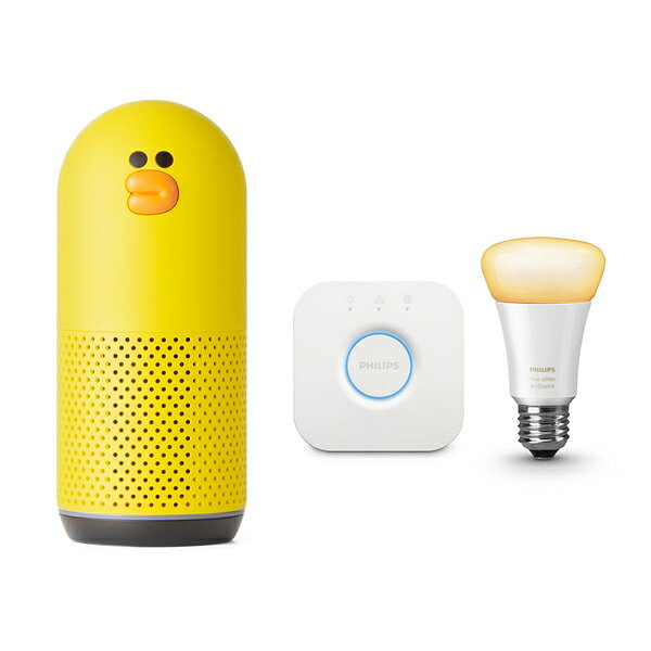 Clova Friends SALLY �� Philips Hue �֥�å� �� �ۥ磻�ȥ���ǡ������ ���󥰥���� 