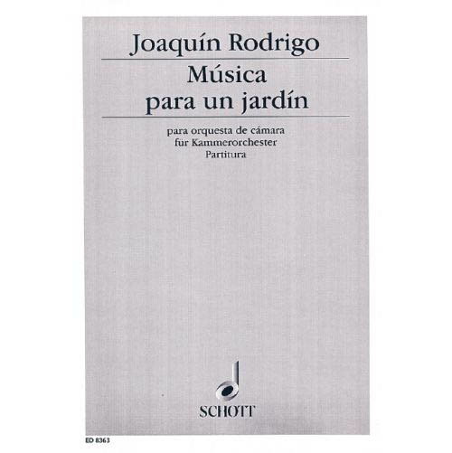 【輸入楽譜】ロドリーゴ, Joaquin: 交響詩「庭園の音楽」: スコア