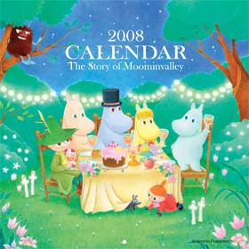 ムーミン一家のパーティカレンダー（2008年版）