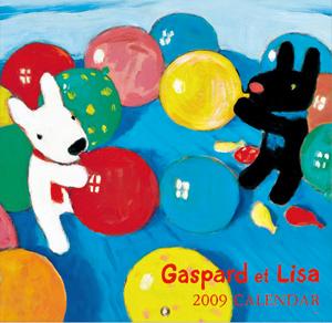 リサとガスパールの風船カレンダー（2009）