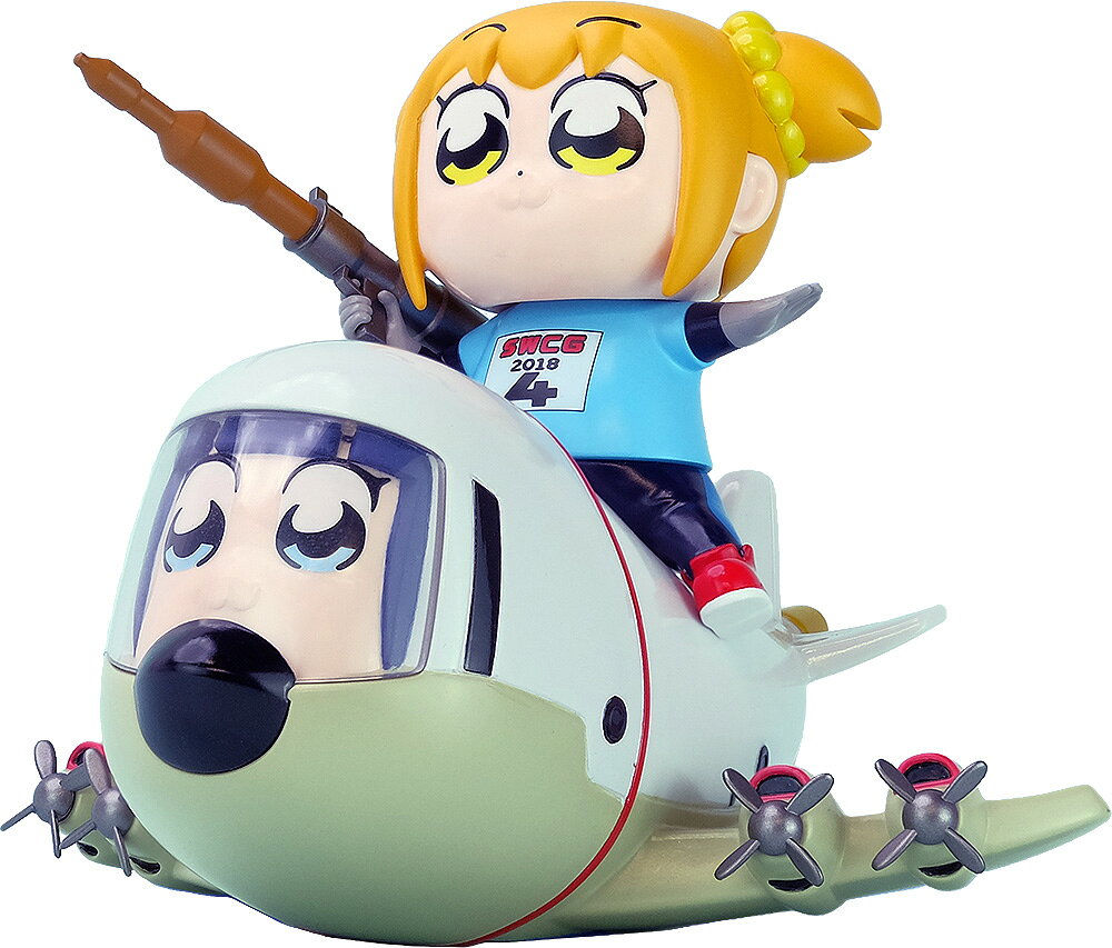 Chibi Creature 『ポプテピピック』 ポプ子 & ピピ美 スケルトン競技Ver. (塗装済みソフビフィギュア)