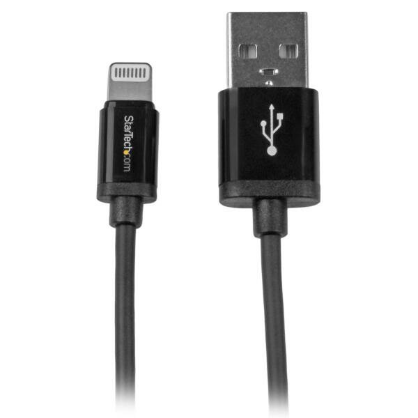 1m iPhone／ iPod／ iPad対応 Apple Lightning - USBケーブル Apple MFi認証 ライトニング 8ピン（オス） - USB A（オス）