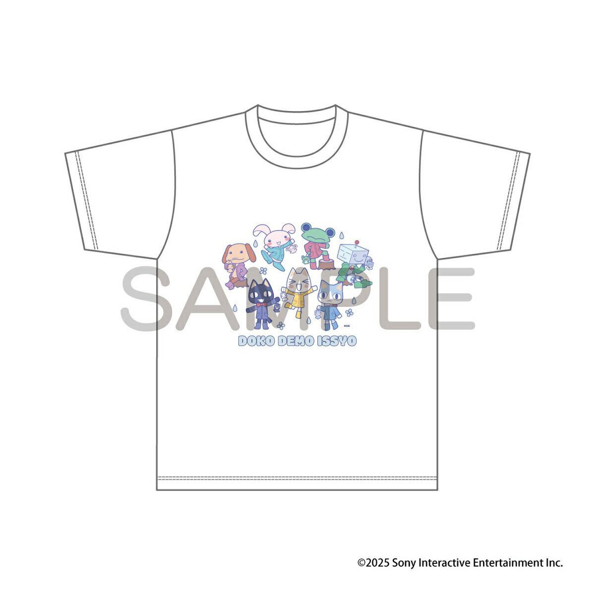 どこでもいっしょ 梅雨でもいっしょ Tシャツ Lサイズ