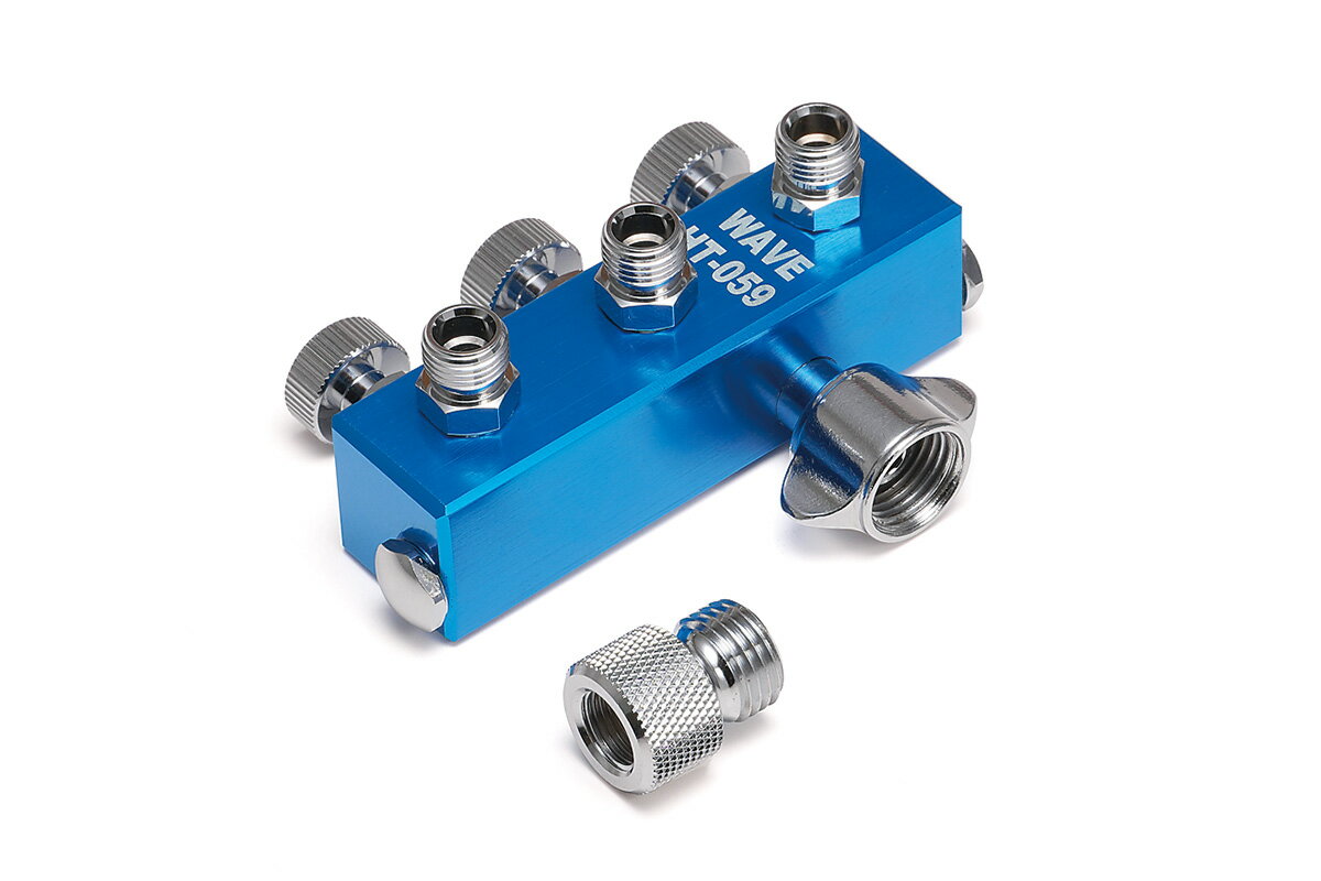 HG 3連ホースジョイント【アルミボディ】 【HT-059】 (工具)