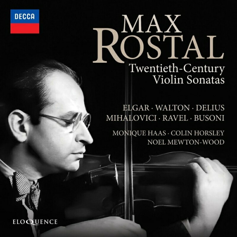【輸入盤】マックス・ロスタル／20世紀ヴァイオリン・ソナタ集　モニク・アース、他（2CD）