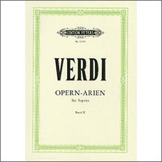 【輸入楽譜】ヴェルディ, Giuseppe: ソプラノのためのアリア選集 第2巻(独語・伊語)/Soldan編