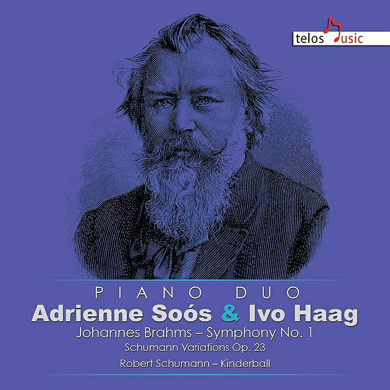【輸入盤】交響曲第1番（4手ピアノ版）、シューマンの主題による変奏曲、他 アドリエンネ・ショオーシュ&イヴォ・ハアグ