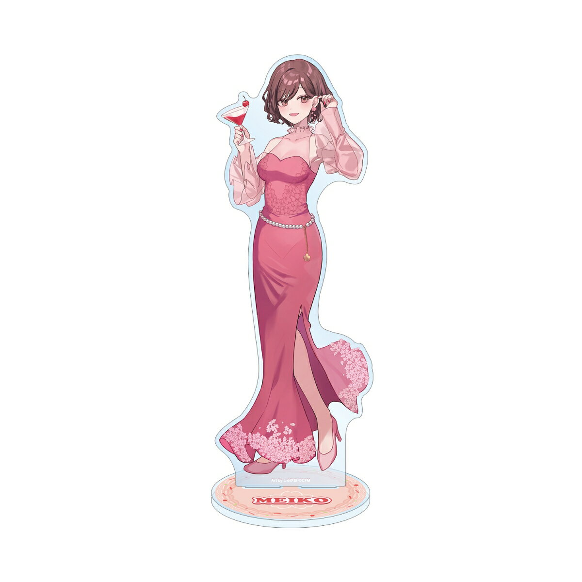 桜ミク 描き下ろし MEIKO 桜パーティーver. Art by しゅがお 特大アクリルスタンド【グッズ】