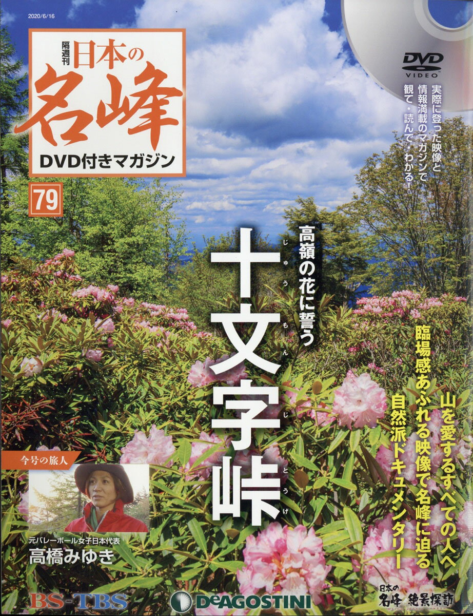 隔週刊 日本の名峰DVD (ディーブイディー) 付きマガジン 2020年 6/16号 [雑誌]