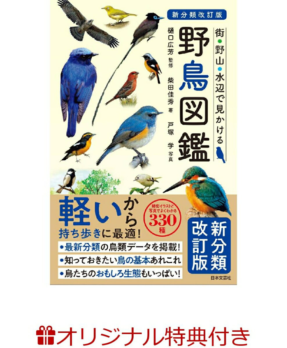 【楽天ブックス限定特典】新分類改訂版 野鳥図鑑(野鳥カード（新分類された野鳥2種）)