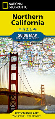 Northern California Map MAP-NORTHERN CALIFORNIA MAP 20 （National Geographic Guide Map） 
