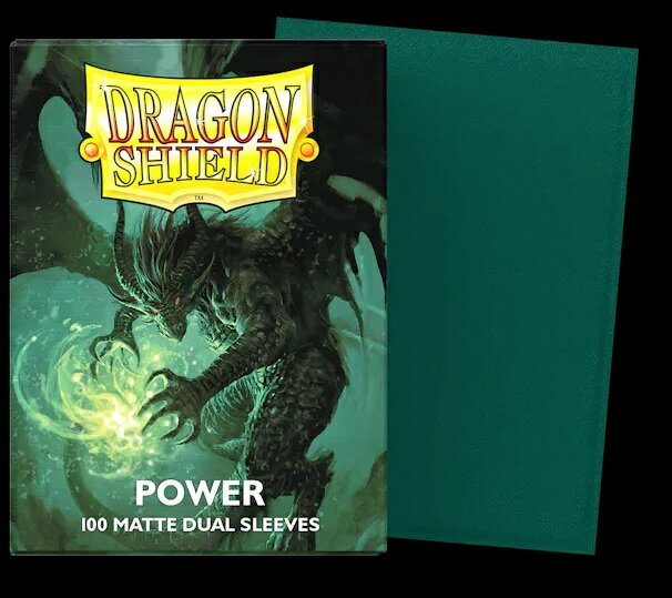 AT-15063 ドラゴンシールド マット スタンダードサイズ デュアルマット パワー（Power） （100枚入り）
