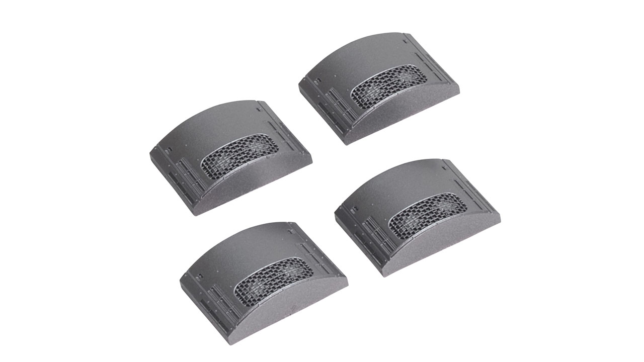 ・北斗星は1988年の青函トンネル開通に登場した上野ー札幌間の寝台特急列車で、個室寝台やロビーカーなど豪華な設備を誇りました
・2008年3月に北斗星の運転が1往復化された際、使用する車両について1〜6号車がJR北海道所有、7〜11号車と電源車がJR東日本所有の車両を用いる形へと変更となりました
・2011年2月からは予備車の確保などの理由から2号車が開放B寝台を連結する形へと変更になり、特徴的な外観のオハネフ24-500形が主に使用されました
・2015年3月のダイヤ改正にて北斗星の定期運行が終了となり、以後8月までの臨時列車としての運転はJR東日本所有の車両のみで行われたため混成編成での運転は同時期までとなりました

製品特徴
・24系北斗星などで使用している新型のAU76形クーラー
・原型やグレー塗装の製品からの交換などに使用可能
・銀色塗装済み
・4個入
＜適合製品＞
・＜98870＞24系25形特急寝台客車（北斗星・混成編成）基本セット
・＜98871＞24系25形特急寝台客車（北斗星・混成編成）増結セット

・ホビー系商品についての諸注意
メーカー都合により発売の大幅な延期が発生する可能性がございます。
予約商品についてはメーカーから順次入荷次第の発送となります。メーカー公表の発売日とは異なる場合がございますのでご了承ください。【対象年齢】：