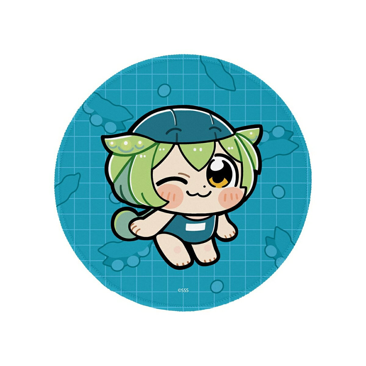 ずんだもん大川ぶくぶさんイラスト スクール水着ずんだもん スクールver. マウスパッド