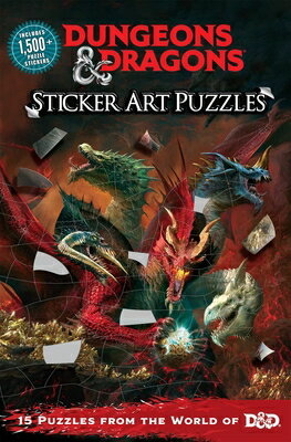 Dungeons & Dragons Sticker Art Puzzles D&D- STICKER ART PUZZLES （Sticker Art Puzzles） [ Steve Behling ]