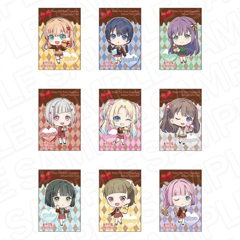 ラブライブ！蓮ノ空女学院スクールアイドルクラブ スクエアカンバッジ プレゼント デフォルメ ver