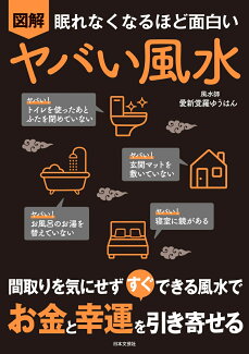 眠れなくなるほど面白い 図解 ヤバい風水 間取りを気にせず すぐ できる風水で お金と幸運を引き寄せるの表紙