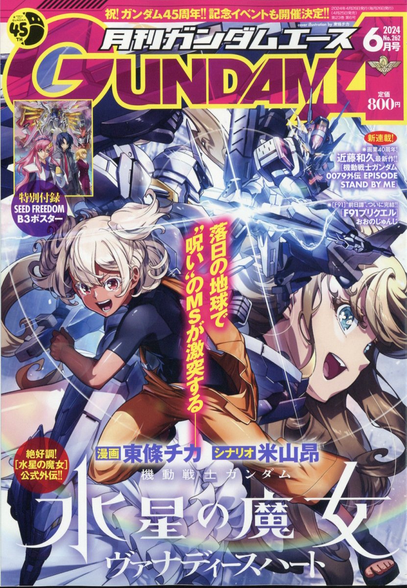 GUNDAM A (ガンダムエース) 2024年 6月号 雑誌