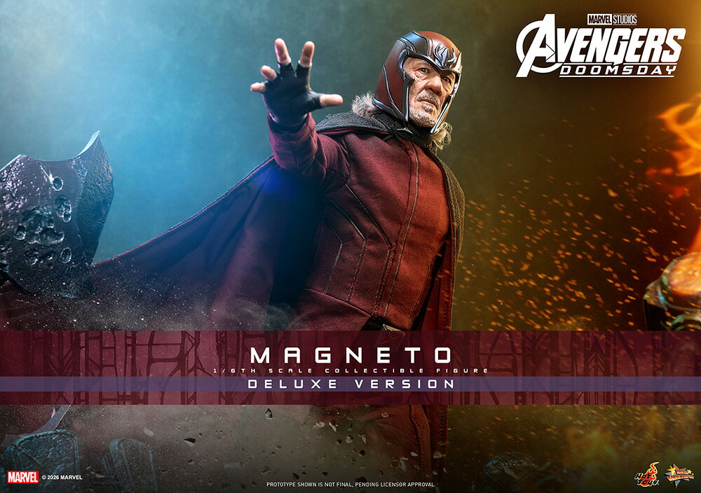 【ムービー・マスターピース】『アベンジャーズ/ドゥームズデイ』1/6スケールフィギュア マグニートー（デラックス版）