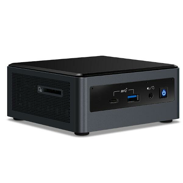 ＜ BXNUC10I5FNH ＞第10世代Corei5-10210U（1.6-4.2GHz/Quad Core/Intel UHD Graphics）搭載NUCキット、M.2スロット and 2.5 Drive