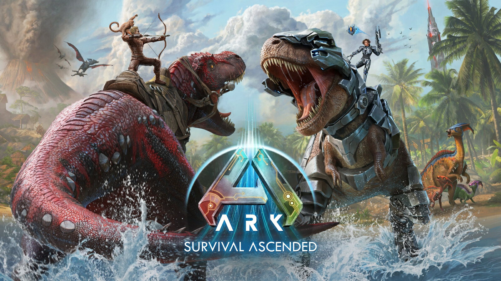 恐竜世界を生き残れ。

全世界で大ヒットを記録した『ARK： Survival Evolved』を、次世代ハード向けにリマスターした『ARK： Survival Ascended』のPlayStation（R）5版の日本発売が決定！
Unreal Engine 5で再構築された本作では、より美しくより快適に遊べるゲーム体験をお楽しみいただけます。
また、UIやキャラクターモデルの刷新、建築システムの改善、Mod機能の導入などを実現しました。



（C） Copyright 2023 STUDIO WILDCARD． All rights reserved．