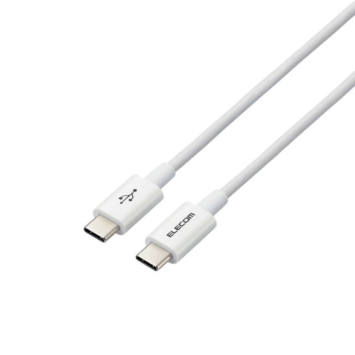 USB Type C ケーブル ( C to C ) 2m PD 60W 耐久仕様 【 iPhone15 Mac iPad Android Nintendo Switch 等 Type-C 機器】 ホワイト