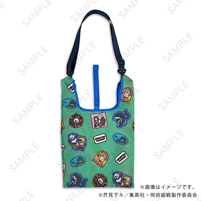 呪術廻戦 ビィズニィズ ショルダー付ミニエコバッグD（虎杖・伏黒・パンダ・秤・綺羅羅）