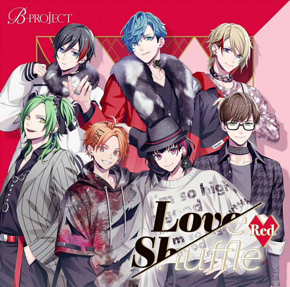 Love Shuffle Red (限定盤 CD＋チェキ風ブロマイド+ブックレット)(ポストカード ver.) [ B-PROJECT ]