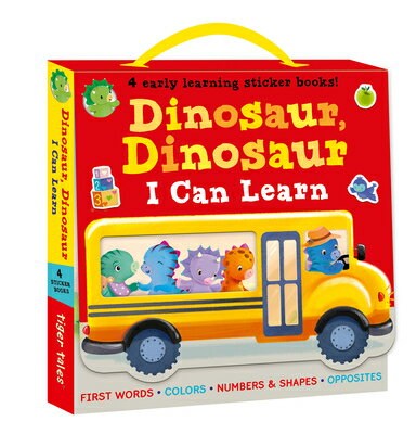 Dinosaur, Dinosaur I Can Learn 4-Book Boxed Set with Stickers: First Words, Colors, Numbers and Shap DINOSAUR DINOSAUR I CAN LEARN 