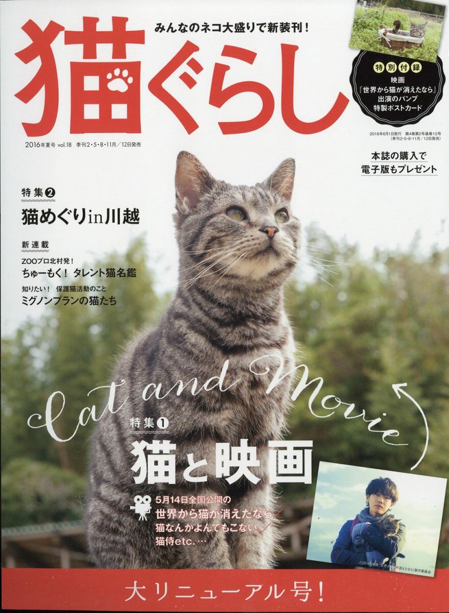 猫ぐらし 2016年 06月号 [雑誌]