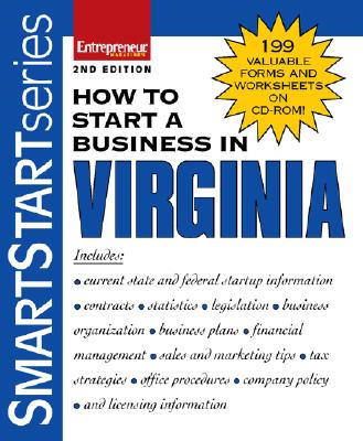 How to Start a Business in Virginia [With 199 Valuable Forms & Worksheets on CDROM] HT START A BUSINESS IN VIRGINI （How to Start a Business in Virginia） [ Entrepreneur Press ]