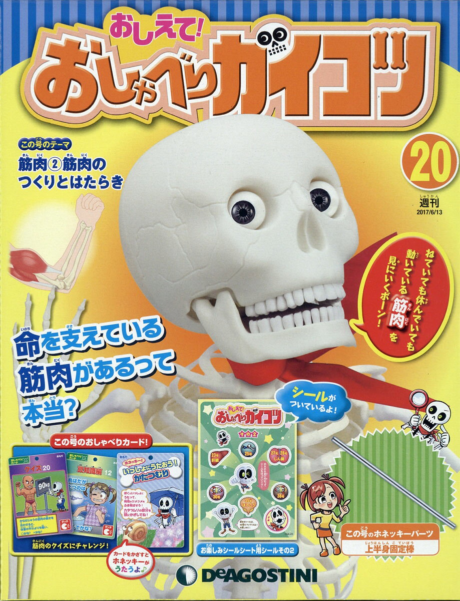 週刊 おしえて! おしゃべりガイコツ 2017年 6/13号 [雑誌]
